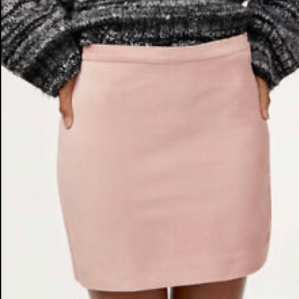 Babaton “ripley” mini-skirt BLACK velvet